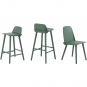 Muuto - Nerd Barhocker, hoch Grün