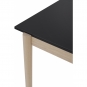 Muuto - Linear System Tisch Configuration 1 Schwarzes Nanolaminat (Gestell: Eiche)