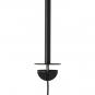 Muuto - Linear montierte Tischleuchte 209 cm Schwarz