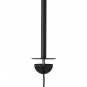 Muuto - Linear montierte Tischleuchte 23 cm Schwarz