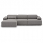 Muuto - Connect Soft Sofa 3-Sitzer Configuration 3 Re-wool 128