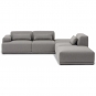 Muuto - Connect Soft Ecksofa Configuration 3 Re-wool 128