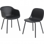 Muuto - Fiber Side Stuhl Outdoor Anthrazit