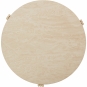 AYTM - Tribus Couchtisch Ø 80 cm Sand hell / Travertin