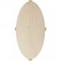 AYTM - Tribus Couchtisch Oval Sand hell / Travertin