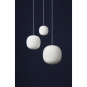 New Works - Lantern Frosted Pendelleuchte Weißes Opalglas, Ø400