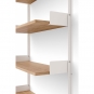 New Works - Office Wandregal 900 Eiche / Weiß