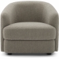 New Works - Covent Lounge Sessel schmal Hanf (Nevotex Barnum)