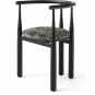 New Works - Bukowski Stuhl gepolstert Eiche schwarz / Tiger Mountain 003