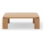 New Works - Atlas Couchtisch 82x82 cm Eiche natur