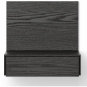 New Works - Tana Wall Mounted Nachttisch Schwarz