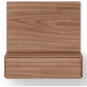 New Works - Tana Wall Mounted Nachttisch Walnuss