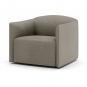 New Works - Shore Lounge Sessel mit verlängerter Basis Taupe (Marlon)