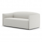 New Works - Shore Sofa 2-Sitzer mit verlängerter Basis Quill (Ruskin)