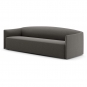 New Works - Shore Sofa 3-Sitzer mit verlängerter Basis Lava Rock (Ruskin)