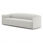 New Works - Shore Sofa 3-Sitzer mit verlängerter Basis Quill (Ruskin)