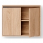 New Works - Cabinet Schrank hoch mit Türen Eiche