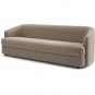 New Works - Covent Sofa 3-Sitzer tief Hanf (Nevotex Barnum)
