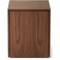 New Works - Mass Beistelltisch Walnuss | mit Schublade