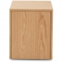 New Works - Mass Beistelltisch Eiche | mit Schublade