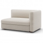 New Works - Coda Modulsofa breites Modul Rechts (Modul 41) | Spacedust (Zinc Drake Z699/02)