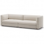 New Works - Coda Modulsofa Konfiguration 1 Spacedust (Zinc Drake Z699/02)