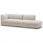 New Works - Coda Modulsofa Konfiguration 2 Spacedust (Zinc Drake Z699/02)