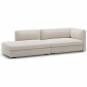 New Works - Coda Modulsofa Konfiguration 3 Spacedust (Zinc Drake Z699/02)