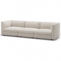 New Works - Coda Modulsofa Konfiguration 4 Spacedust (Zinc Drake Z699/02)