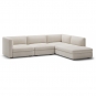 New Works - Coda Modulsofa Konfiguration 6 Spacedust (Zinc Drake Z699/02)