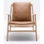 Gazzda - Dedo Easy Chair Armlehnstuhl Natur (Dakar Leder 3411)