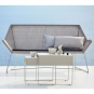 Cane-line - Breeze Loungesofa 2-sitzer Weißgrau