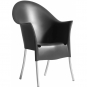 Driade - Lord Yo Gartenarmlehnstuhl Black/Aluminum