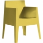 Driade - Toy Gartenarmlehnstuhl Mustard yellow