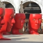 Driade - Nemo Outdoor Sessel Red (Pantone 1797C)