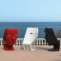 Driade - Nemo Outdoor Sessel Black (RAL 9011) (recycled)