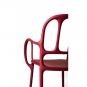 Magis - Mila Armlehnstuhl Outdoor Rot