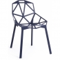 Magis - Chair One Stuhl Dunkelviolett / Beine Violett