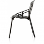 Magis - Chair One Stuhl Schwarz / Beine eloxiertes Aluminium