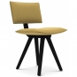 Magis - Trave Polsterstuhl Esche schwarz Kvadrat Reflect | 434