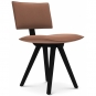 Magis - Trave Polsterstuhl Esche schwarz Kvadrat Reflect | 444