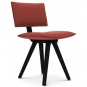 Magis - Trave Polsterstuhl Esche schwarz Kvadrat Reflect | 564