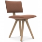 Magis - Trave Polsterstuhl Esche natur Kvadrat Reflect | 444