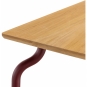 Magis - South Tisch niedrig 120x120 cm Bordeaux / Teak