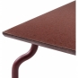 Magis - South Tisch niedrig 120x120 cm Bordeaux / Stein