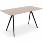 Magis - Baguette Tisch 130x65 cm Schwarz | Fenix beige