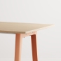 TIPTOE - New Modern Schreibtisch 150x70 cm | Eiche | Ash Pink