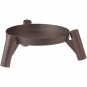 Le Feu - Dome Ground Low Bioethanol-Kamin Mocca Mocca | Roségold | Stahl