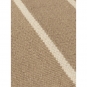 Ferm Living - Calm Kelim Teppich 200x300 cm / Sand dunkel/Off-White