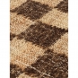 Ferm Living - Check Teppich 200x300 cm / Coffee/Natur